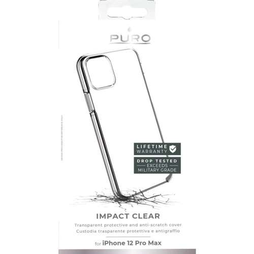 Buy PURO Impact Clear Apple iPhone 12 Pro Max (clear) - PUR362CL - {ean13} - Home Screen Store Europe