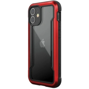 X-Doria Apple Aluminiumhülle Raptic Shield iPhone 12 mini (Falltest 3m) (Rot)