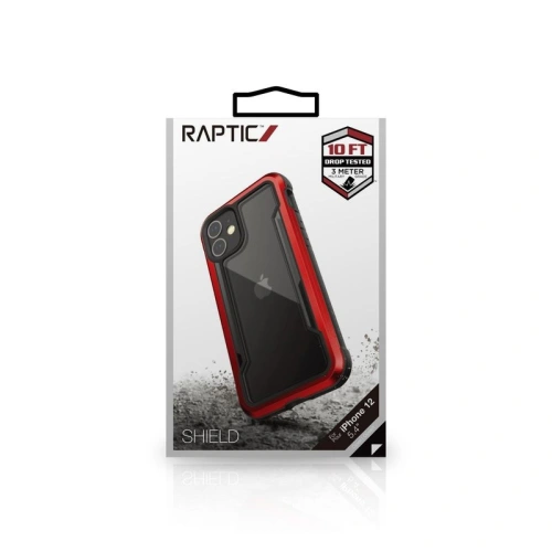 Kup X-Doria Apple Aluminiumhülle Raptic Shield iPhone 12 mini (Falltest 3m) (Rot) - XDR080RED - {ean13} - Sklep Home Screen