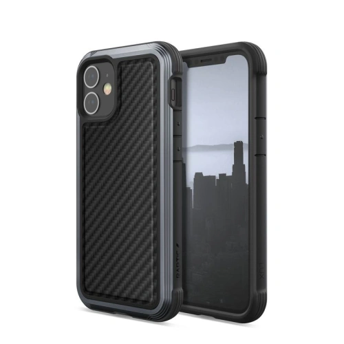 Buy X-Doria Raptic Lux Aluminium Case Apple iPhone 12 Mini (Drop test 3m) (Black Carbon Fiber) - XDR083BLK - {ean13} - Home Screen Store Europe