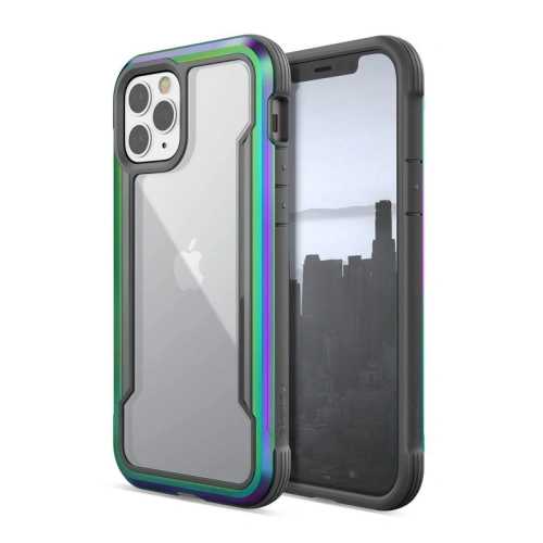 Kup Etui aluminiowe X-Doria Raptic Shield Apple iPhone 12/12 Pro (Drop test 3m) (Iridescent) - XDR086IRI - {ean13} - Sklep Home Screen