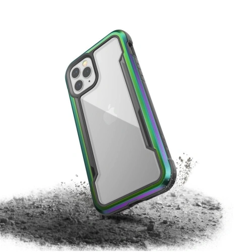 Buy X-Doria Raptic Shield Aluminium Case Apple iPhone 12/12 Pro (Drop test 3m) (Iridescent) - XDR086IRI - {ean13} - Home Screen Store Europe