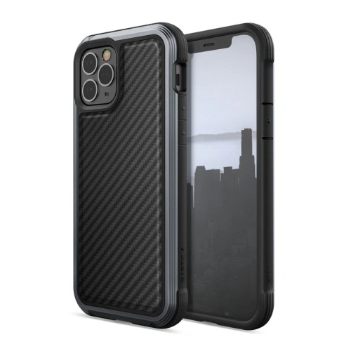 Kup Alumínium tok X-Doria Raptic Lux Apple iPhone 12/12 Pro (Csepp teszt 3m) (Fekete szénszál) - XDR088BLK - {ean13} - Sklep Home Screen