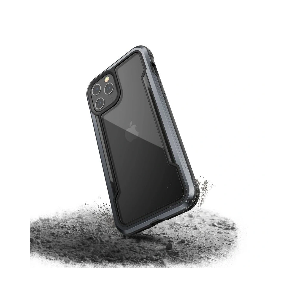 Etui aluminiowe X-Doria Raptic Shield Apple iPhone 12 Pro Max (Drop test 3m) (Black)