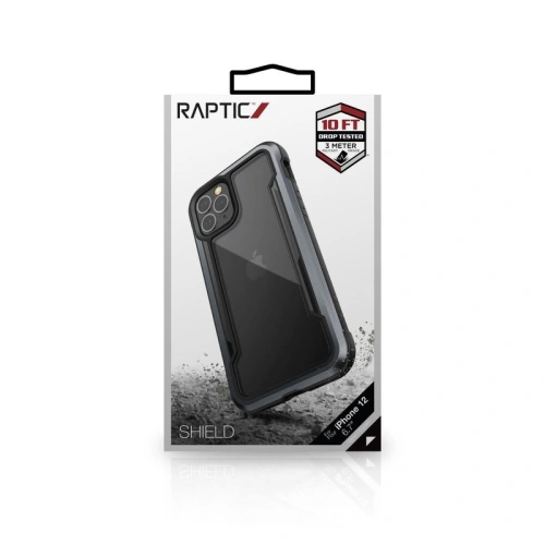 Kup Etui aluminiowe X-Doria Raptic Shield Apple iPhone 12 Pro Max (Drop test 3m) (Black) - XDR089BLK - {ean13} - Sklep Home Screen