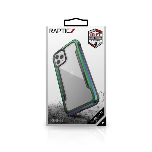 Buy X-Doria Raptic Shield Aluminium Case Apple iPhone 12 Pro Max (Drop test 3m) (Iridescent) - XDR091IRI - {ean13} - Home Screen Store Europe