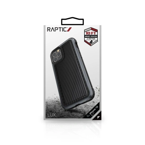 Kup Etui hliníkové X-Doria Raptic Lux Apple iPhone 12 Pro Max (test pádu 3m) (černý uhlíkový vlákno) - XDR093BLK - {ean13} - Sklep Home Screen