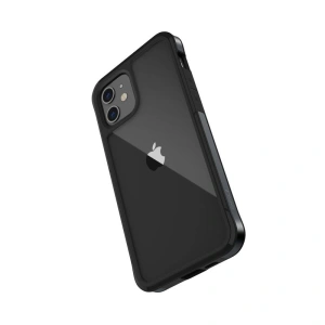 X-Doria Apple Aluminiumhülle Raptic Edge iPhone 12 mini (Falltest 3m) (Schwarz)