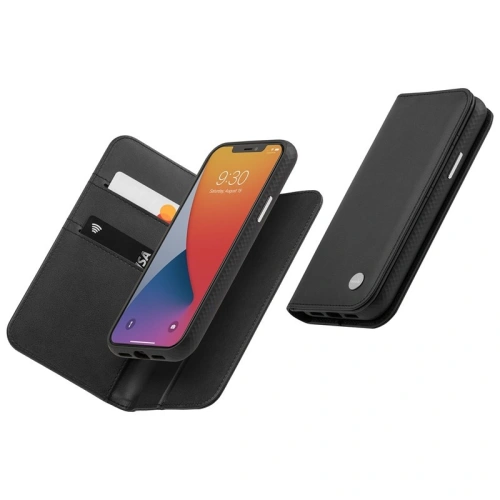 Kup Moshi Apple Tasche Overture 2-in-1 iPhone 12 Pro Max mit Kartenschlitzen + Aufsteller (SnapTo-System) (Jet Black) - MOSH107BLK - {ean13} - Sklep Home Screen