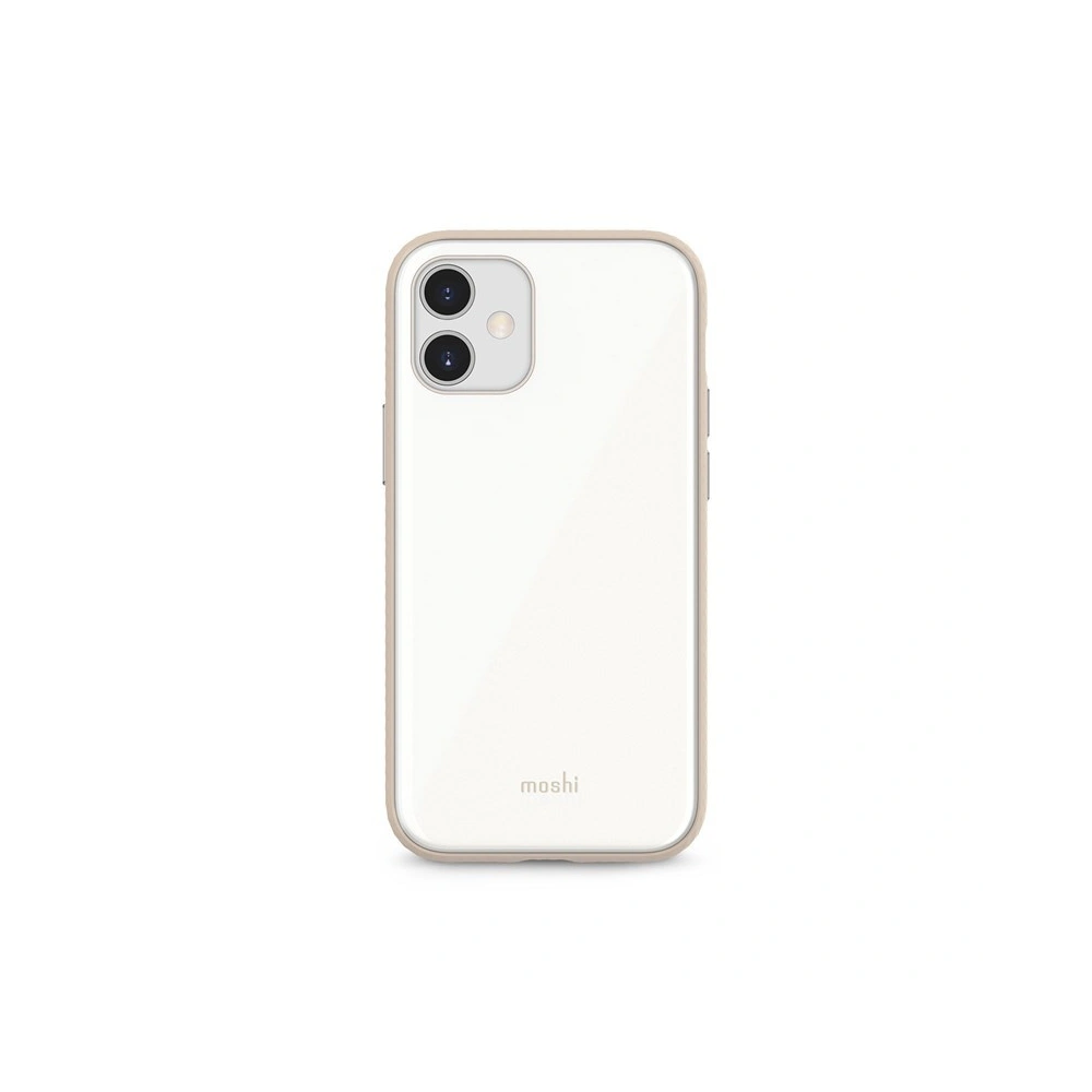 Etui Moshi iGlaze Apple iPhone 12 mini (system SnapTo) (Pearl White)