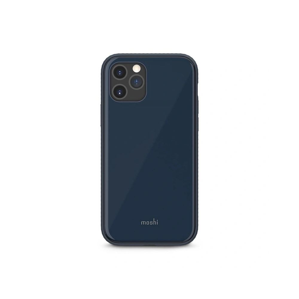 Etui Moshi iGlaze Apple iPhone 12/12 Pro (system SnapTo) (Midnight Blue)