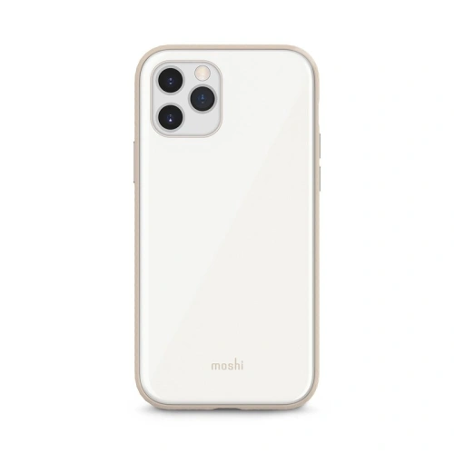Kup Moshi Apple Tasche iGlaze iPhone 12/12 Pro (SnapTo-System) (Perlweiß) - MOSH116WHT - {ean13} - Sklep Home Screen
