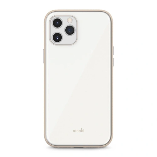 Kup Moshi Apple Tasche iGlaze iPhone 12 Pro Max (SnapTo System) (Perlweiß) - MOSH118WHT - {ean13} - Sklep Home Screen