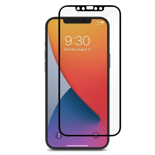 Kup Matná ochranná fólie Moshi iVisor AG Apple iPhone 12 Pro Max (černý rámeček) - MOSH120BLK - {ean13} - Sklep Home Screen