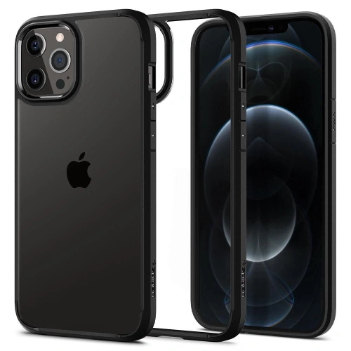 Kup Spigen Apple Hülle Ultra Hybrid iPhone 12 Pro Max Mattschwarz - SPN1260BLK - {ean13} - Sklep Home Screen