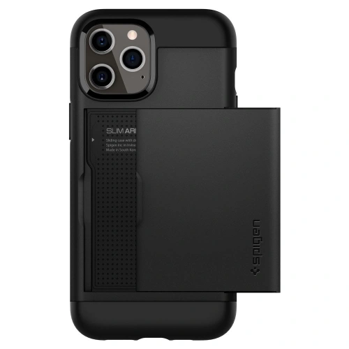 Kup Spigen Apple Tasche Slim Armor CS iPhone 12 Pro Max Schwarz - SPN1261BLK - {ean13} - Sklep Home Screen