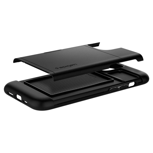Kup Spigen Apple Tasche Slim Armor CS iPhone 12 Pro Max Schwarz - SPN1261BLK - {ean13} - Sklep Home Screen