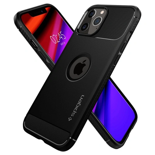 Kup Etui Spigen Rugged Armor Apple iPhone 12/12 Pro Matná černá - SPN1268BLK - {ean13} - Sklep Home Screen