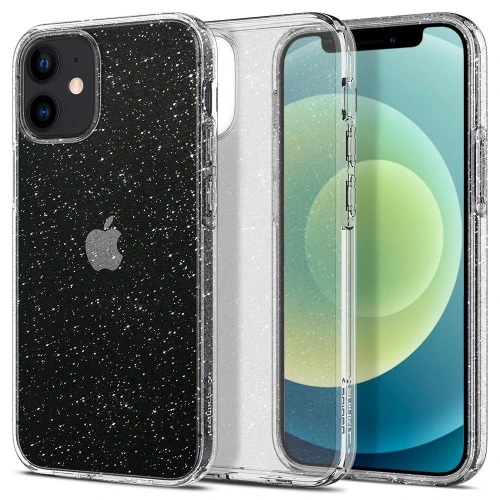 Kup Spigen Apple Fall Flüssigkristall iPhone 12 mini Glitter Crystal - SPN1279GLT - {ean13} - Sklep Home Screen