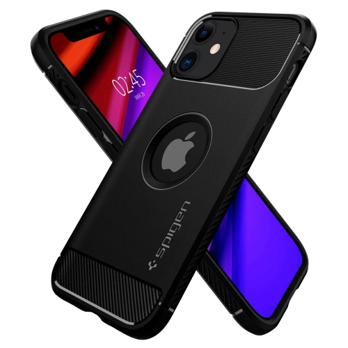 Kup Spigen Apple Tasche Rugged Armor iPhone 12 mini Mattschwarz - SPN1280BLK - {ean13} - Sklep Home Screen