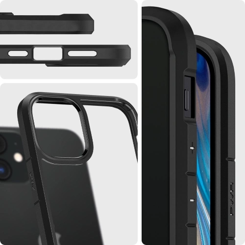 Buy Spigen Ultra Hybrid Apple iPhone 12 Mini Matte Black - SPN1282BLK - {ean13} - Home Screen Store Europe