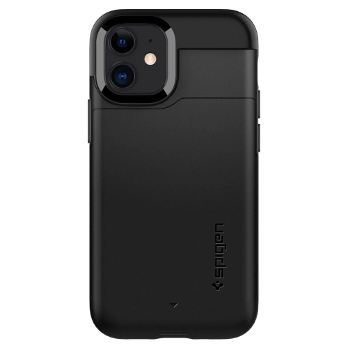 Kup Spigen Apple Tasche Slim Armor CS iPhone 12 mini Schwarz - SPN1283BLK - {ean13} - Sklep Home Screen