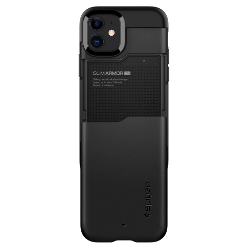 Kup Spigen Apple Tasche Slim Armor CS iPhone 12 mini Schwarz - SPN1283BLK - {ean13} - Sklep Home Screen