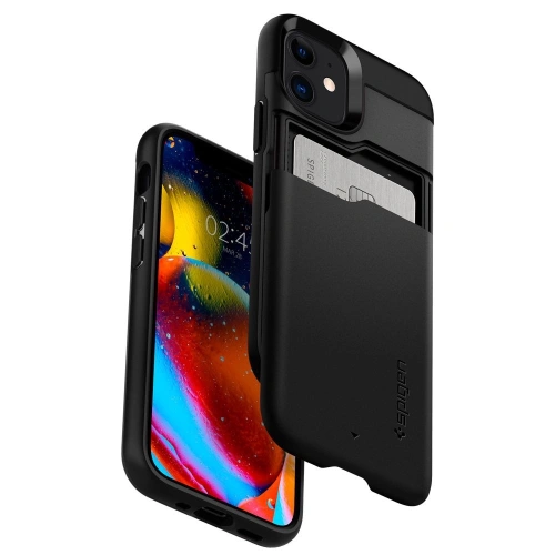 Kup Spigen Apple Tasche Slim Armor CS iPhone 12 mini Schwarz - SPN1283BLK - {ean13} - Sklep Home Screen