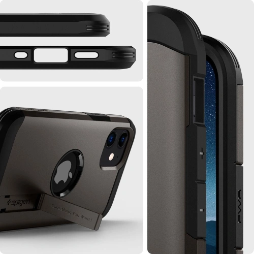 Buy Spigen Tough Armor Apple iPhone 12 Mini Gunmetal - SPN1285GNM - {ean13} - Home Screen Store Europe