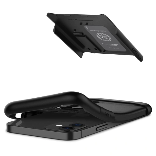 Kup Etui Spigen Slim Armor Apple iPhone 12 mini Fekete - SPN1288BLK - {ean13} - Sklep Home Screen