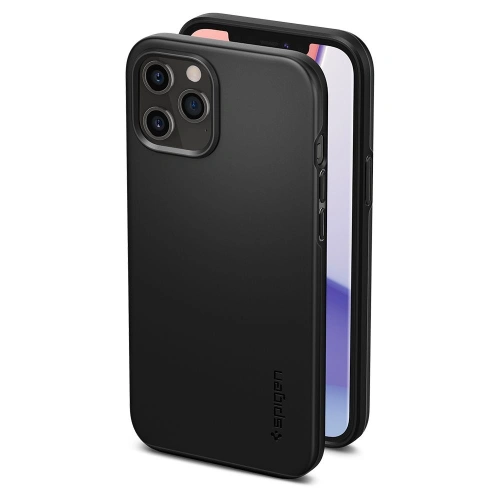 Kup Spigen Apple Tasche Thin Fit iPhone 12/12 Pro Schwarz - SPN1291BLK - {ean13} - Sklep Home Screen