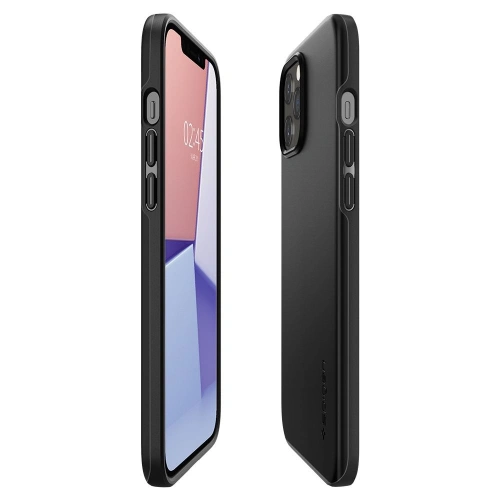 Kup Spigen Apple Tasche Thin Fit iPhone 12/12 Pro Schwarz - SPN1291BLK - {ean13} - Sklep Home Screen