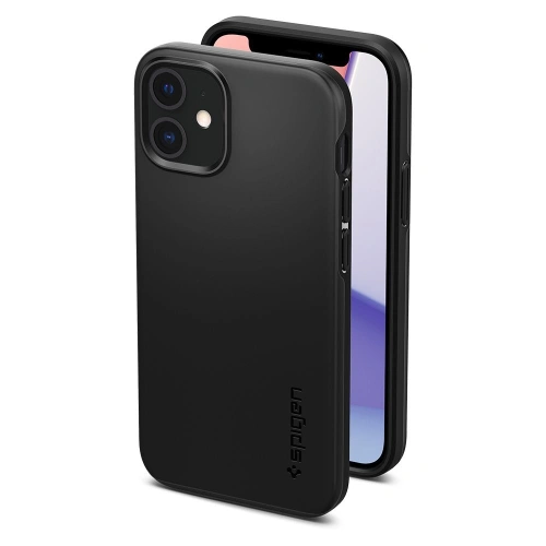 Kup Etui Spigen Thin Fit Apple iPhone 12 mini Fekete - SPN1293BLK - {ean13} - Sklep Home Screen