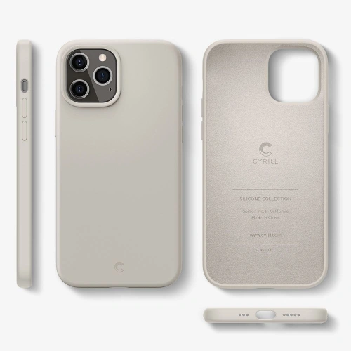 Kup Etui Spigen Cyrill Silicone Apple iPhone 12/12 Pro Stone - SPN1301STO - {ean13} - Sklep Home Screen
