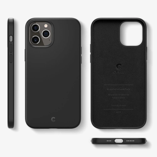 Kup Etui Spigen Cyrill Silicone Apple iPhone 12 Pro Max Černé - SPN1305BLK - {ean13} - Sklep Home Screen