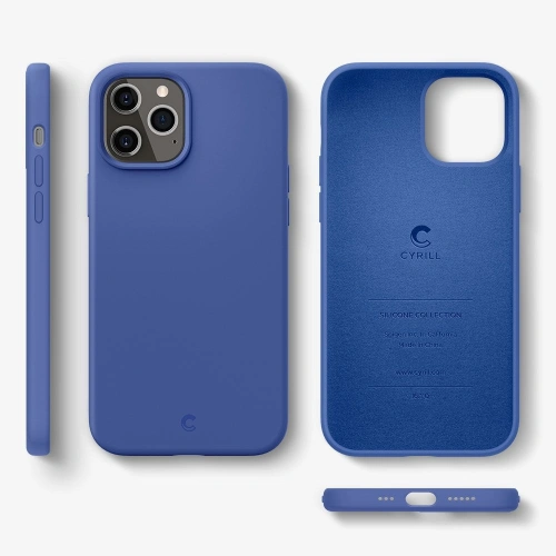 Kup Etui Spigen Cyrill Silicone Apple iPhone 12 Pro Max Navy - SPN1306NAV - {ean13} - Sklep Home Screen
