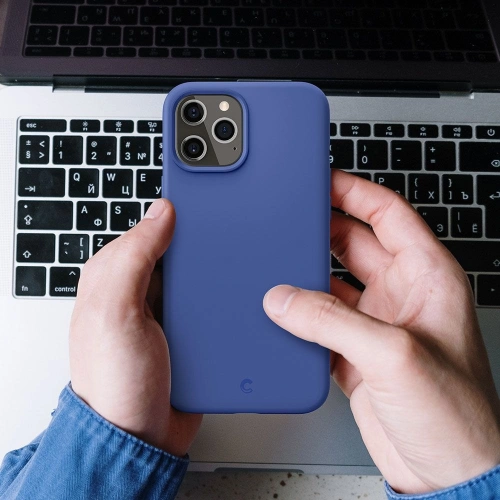Kup Etui Spigen Cyrill Silicone Apple iPhone 12 Pro Max Navy - SPN1306NAV - {ean13} - Sklep Home Screen
