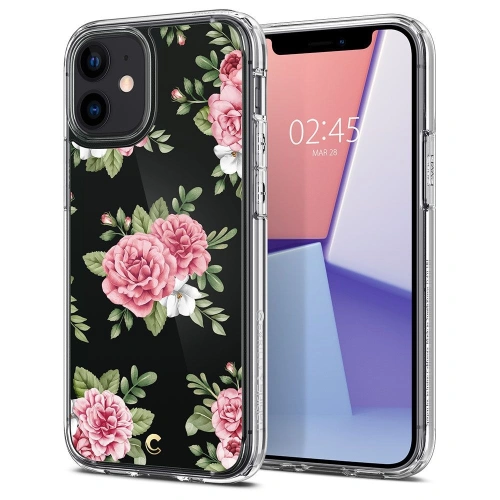 Kup Etui Spigen Cyrill Cecile Apple iPhone 12 mini Rózsaszín Virágos - SPN1307PNK - {ean13} - Sklep Home Screen