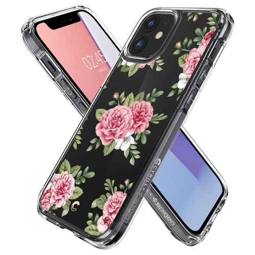 Kup Etui Spigen Cyrill Cecile Apple iPhone 12 mini Rózsaszín Virágos - SPN1307PNK - {ean13} - Sklep Home Screen