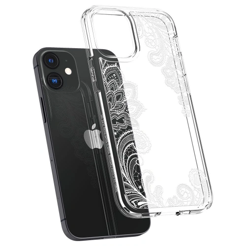 Kup Etui Spigen Cyrill Cecile Apple iPhone 12 mini Alb Mandala - SPN1317WHT - {ean13} - Sklep Home Screen