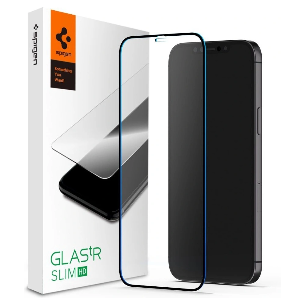 Szkło hartowane Spigen GLAS.tR Slim Apple iPhone 12 mini Black