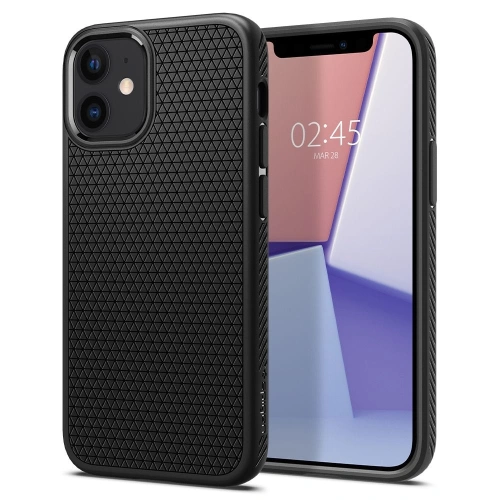 Kup Etui Spigen Liquid Air Apple iPhone 12 mini Matt Fekete - SPN1344BLK - {ean13} - Sklep Home Screen