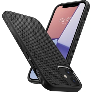 Buy Spigen Liquid Air Apple iPhone 12 Mini Matte Black - SPN1344BLK - {ean13} - Home Screen Store Europe