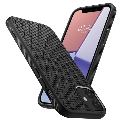 Buy Spigen Liquid Air Apple iPhone 12 Mini Matte Black - SPN1344BLK - {ean13} - Home Screen Store Europe