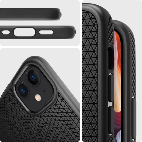 Buy Spigen Liquid Air Apple iPhone 12 Mini Matte Black - SPN1344BLK - {ean13} - Home Screen Store Europe