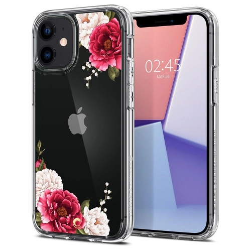Kup Etui Spigen Cyrill Cecile Apple iPhone 12 mini Piros Virág - SPN1347RED - {ean13} - Sklep Home Screen