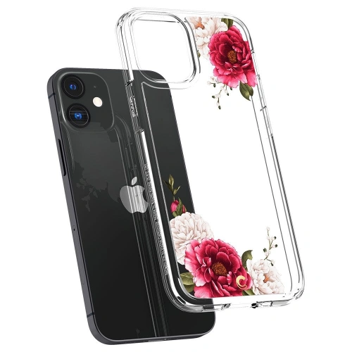 Kup Etui Spigen Cyrill Cecile Apple iPhone 12 mini Piros Virág - SPN1347RED - {ean13} - Sklep Home Screen