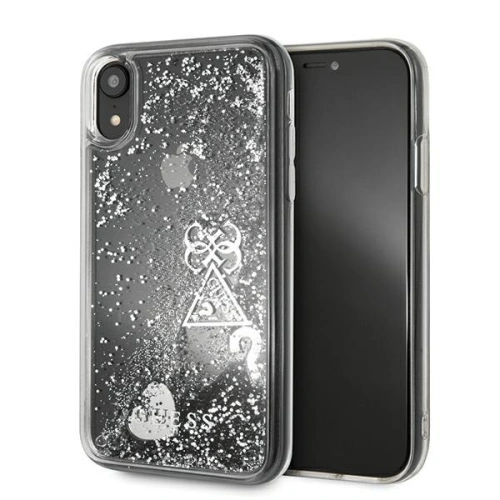 Buy Guess GUOHCI61GLHFLSI Apple iPhone XR silver hardcase Glitter Charms - GUE662SLV - {ean13} - Home Screen Store Europe