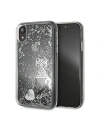 Guess Apple GUOHCI61GLHFLSI iPhone XR silber/silberne Hartschale Glitter Charms