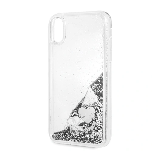 Kup Guess GUOHCI61GLHFLSI Apple iPhone XR ezüst/glitter charms keménytok - GUE662SLV - {ean13} - Sklep Home Screen